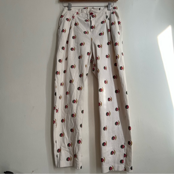 THE ANIMALS OBSERVATORY
WHITE FRUIT PRINT BEAVER PANTS size 10 - Picture 9 of 10